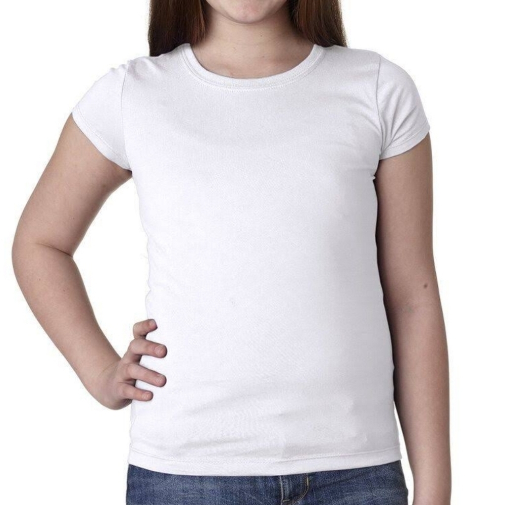 Jerzees Youth White Short Sleeve t-shirt tee shirt top size XXL